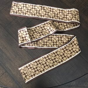 Coach Purse / Hair Scarf